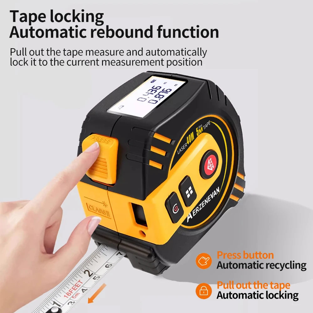 Industrial Laser Training - 80m Laser Tape Measure Tape Measure