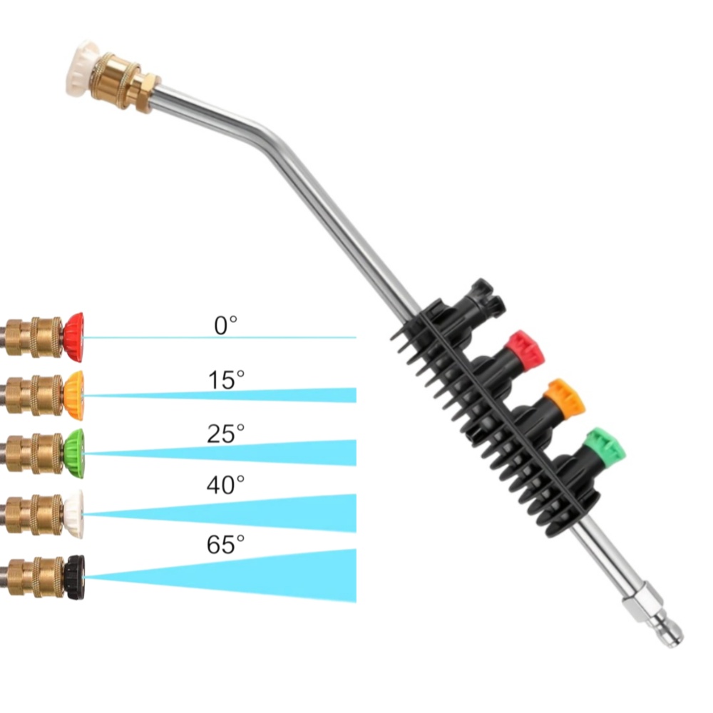 Laser Nozzle Ceramic - Pressure Washer Extension Wand 30° Curved