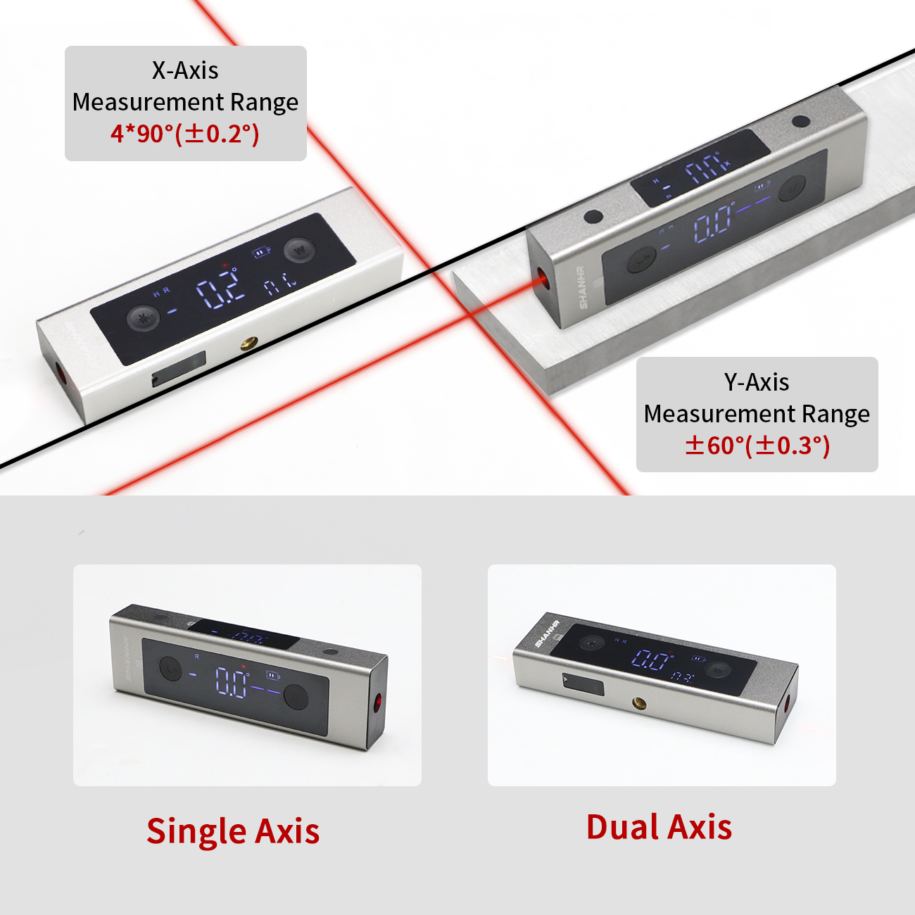 SHANHR 2 In 1 Laser Level Rule - Industrial Laser Alignment 评论和价格