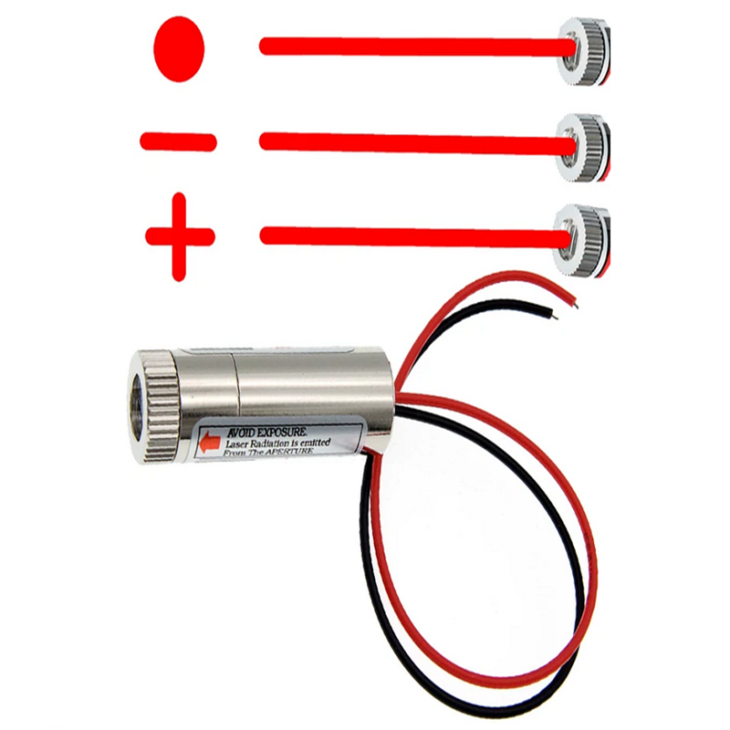 650nm 5mW Red Point / Line / C - Industrial Laser Head 评论和价格