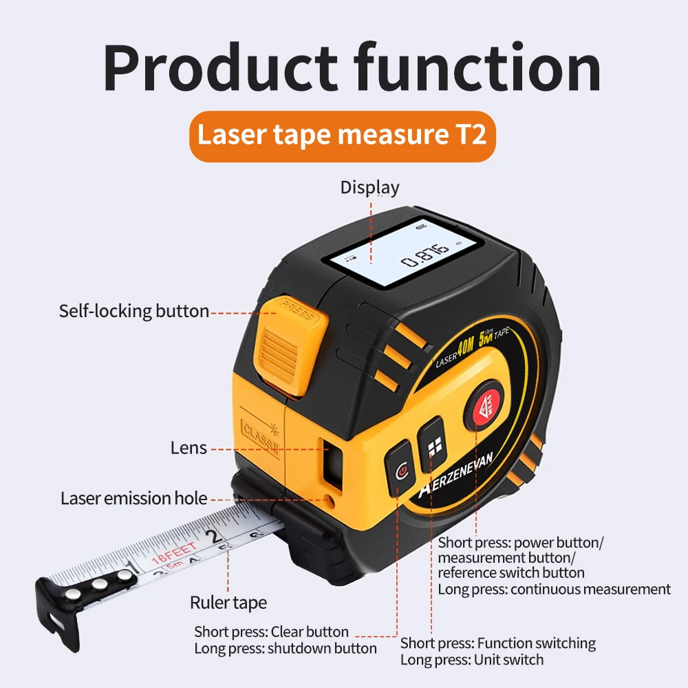 80m Laser Tape Measure Tape Me - Industrial Laser Training 评论和价格