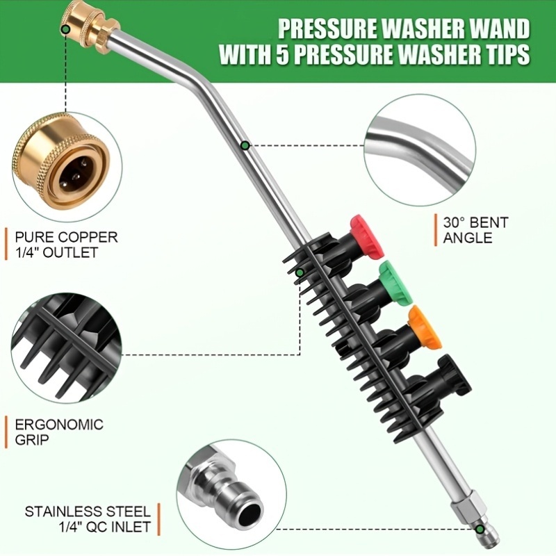 Pressure Washer Extension Wand - Laser Nozzle Ceramic 评论和价格