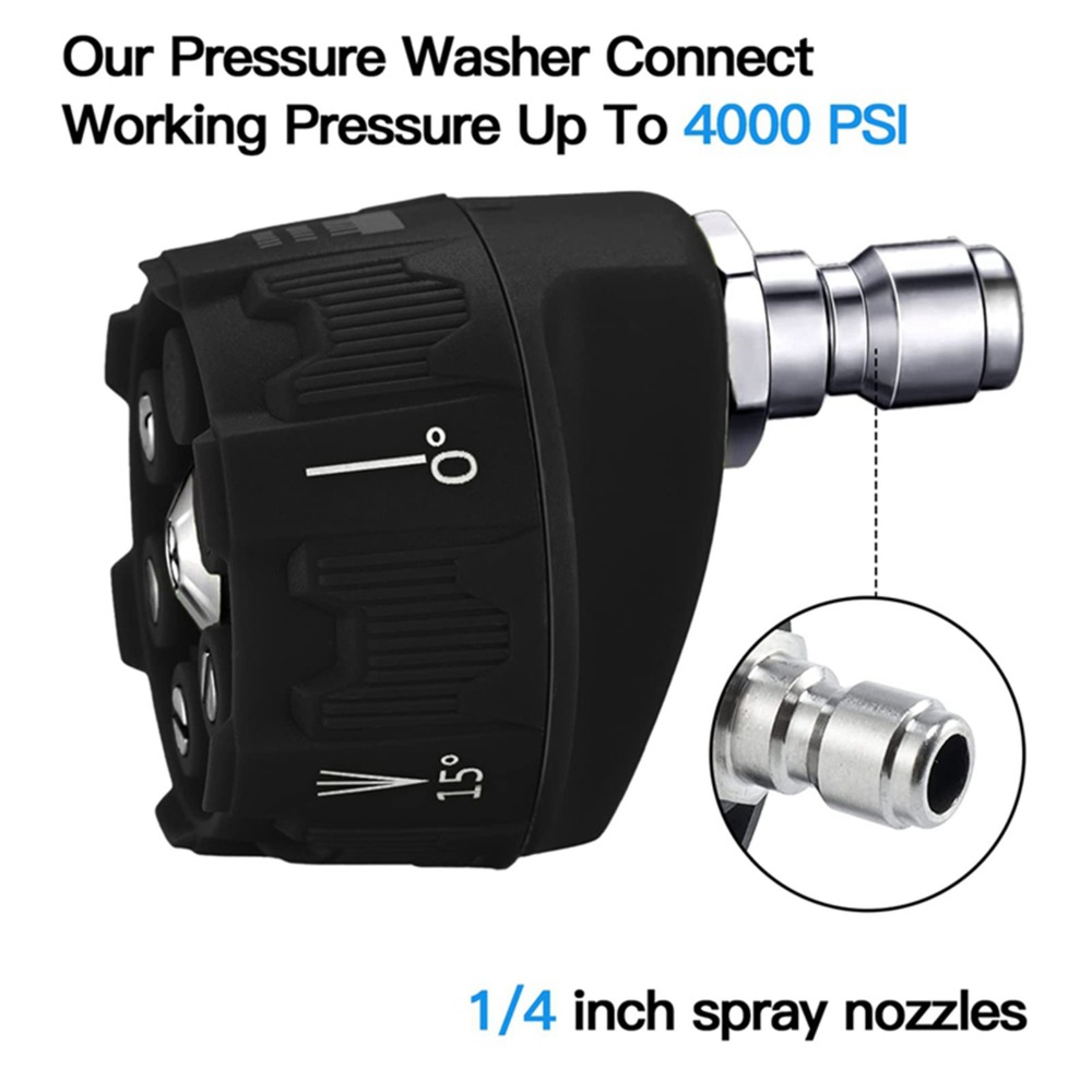 New 6in1 Pressure Washer Nozzl - Laser Nozzle Ceramic 评论和价格
