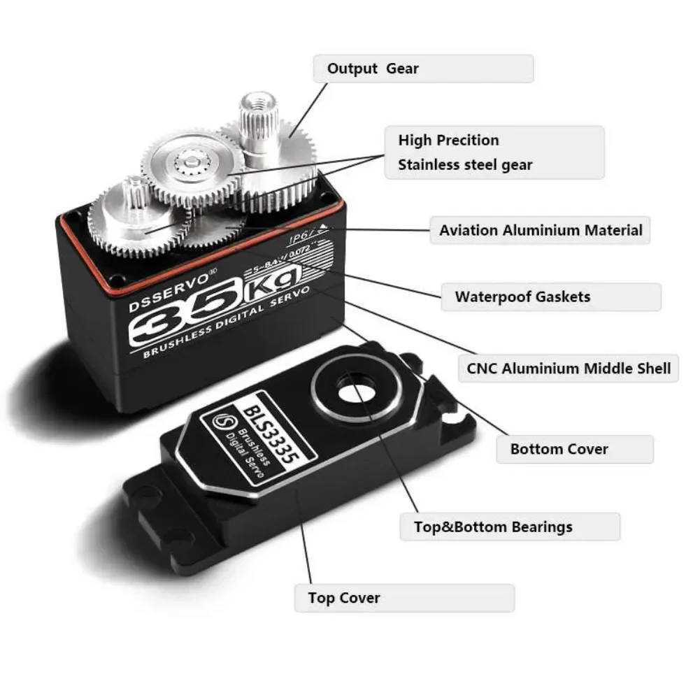 35KG BLS3335 Digital Servo Mot - Servo Motor Cnc 评论和价格