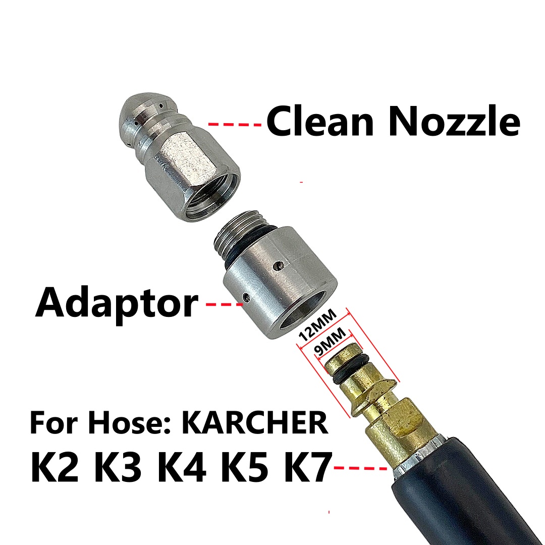 High Pressure Washer Hose Drai - Laser Nozzle Ceramic 评论和价格
