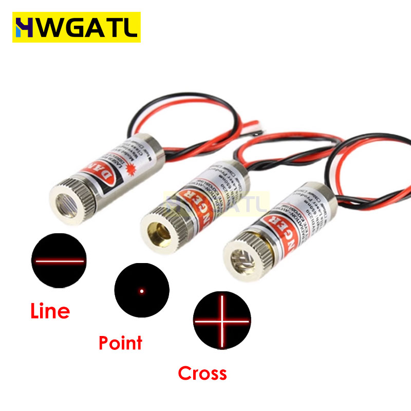 650nm 5mW Red Point / Line / C - Industrial Laser Head 评论和价格