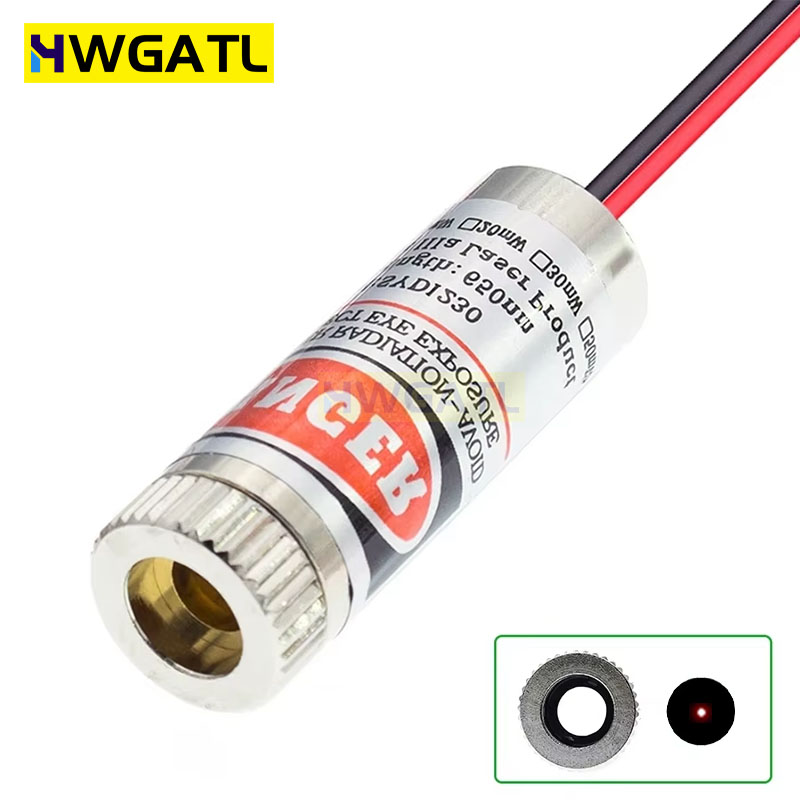 650nm 5mW Red Point / Line / C - Industrial Laser Head 评论和价格