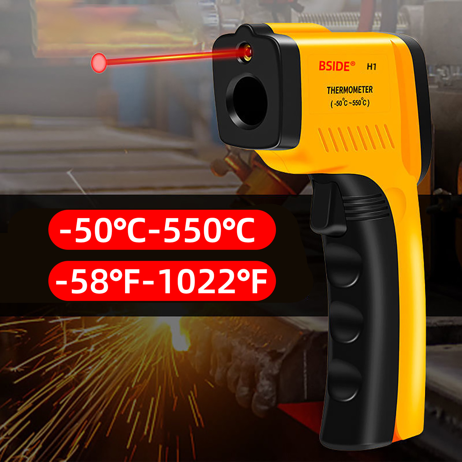 Digital Infrared Thermometer - - Industrial Laser Blaster 评论和价格