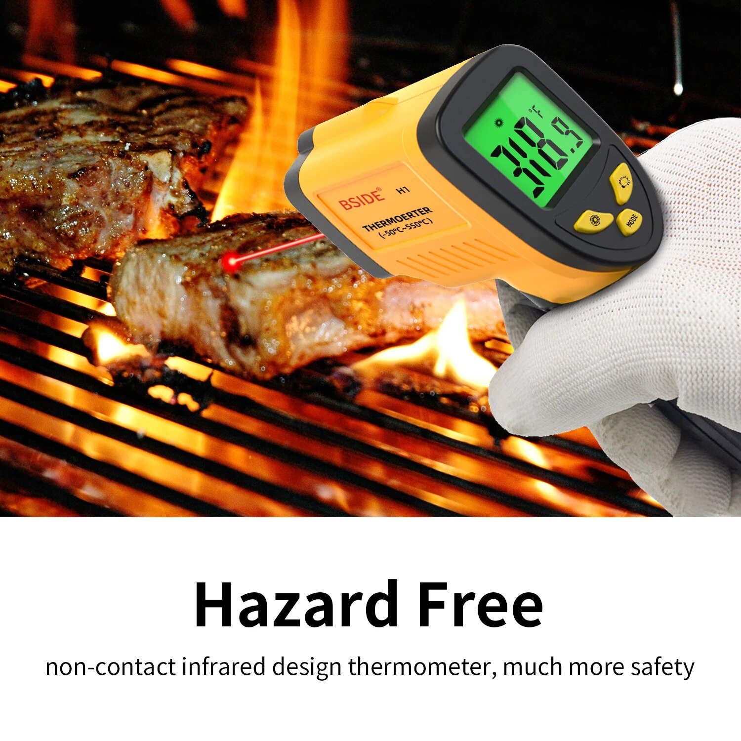 Digital Infrared Thermometer - - Industrial Laser Blaster 评论和价格