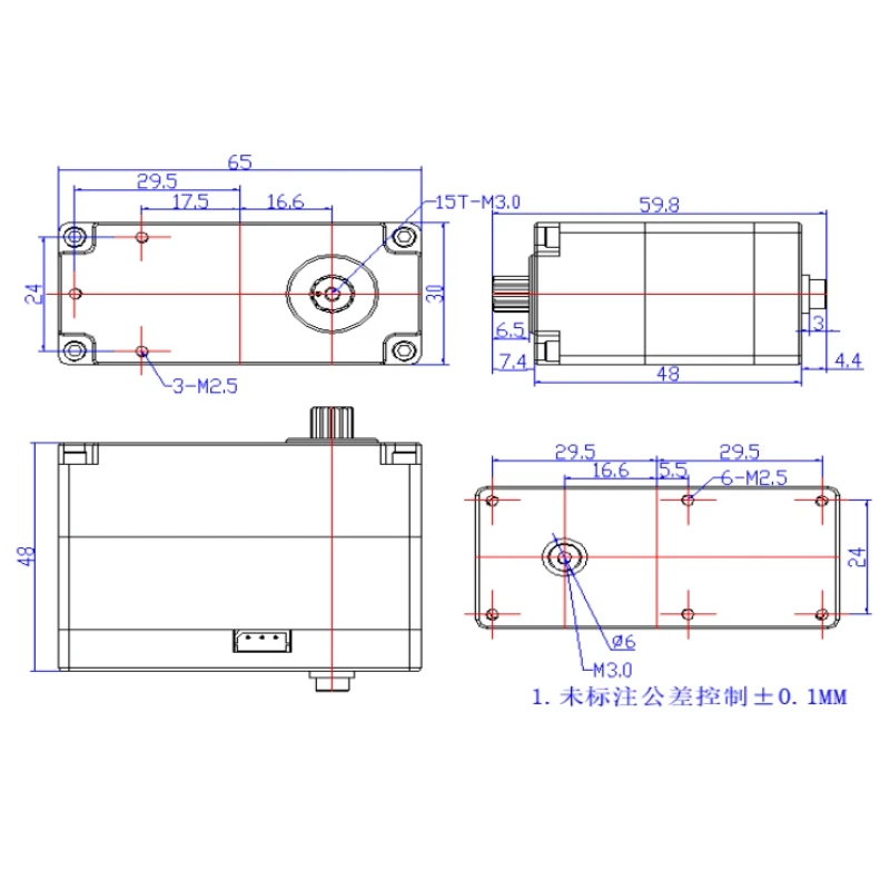 8.4V 105KG Full Metal Double S - Servo Motor Cnc 评论和价格