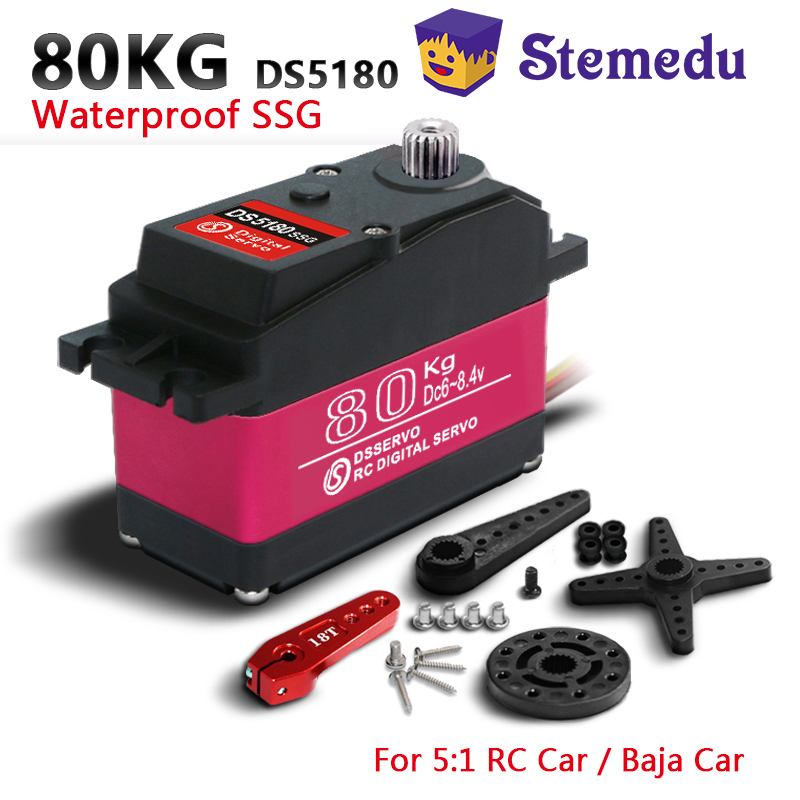 Dsservo Waterproof DS5180 80KG - Servo Motor Cnc 评论和价格
